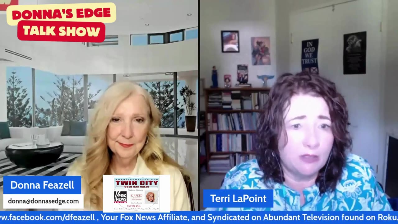 Donnas Edge | Terri LaPoint, Author, Speaker & Investigative Journalist | Abundant TV