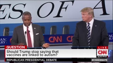 Trump Attacks Vaccines at 2016 Primary