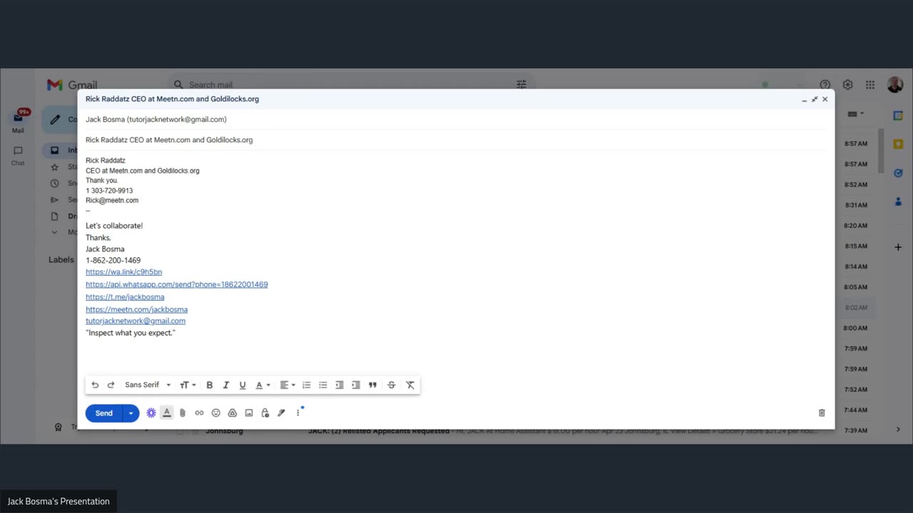 Rick Raddatz CEO at Meetn.com and Goldilocks.org