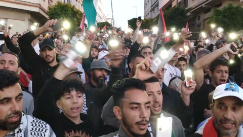 مسيرة الأواني للتنديد بالتجويع الممنهج على سكان غزة طنجة 11 05 2025 لن نركع ابدا لن نركع