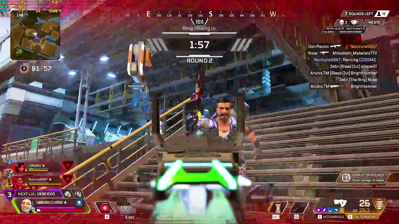 Wiping enemies with Insane movement