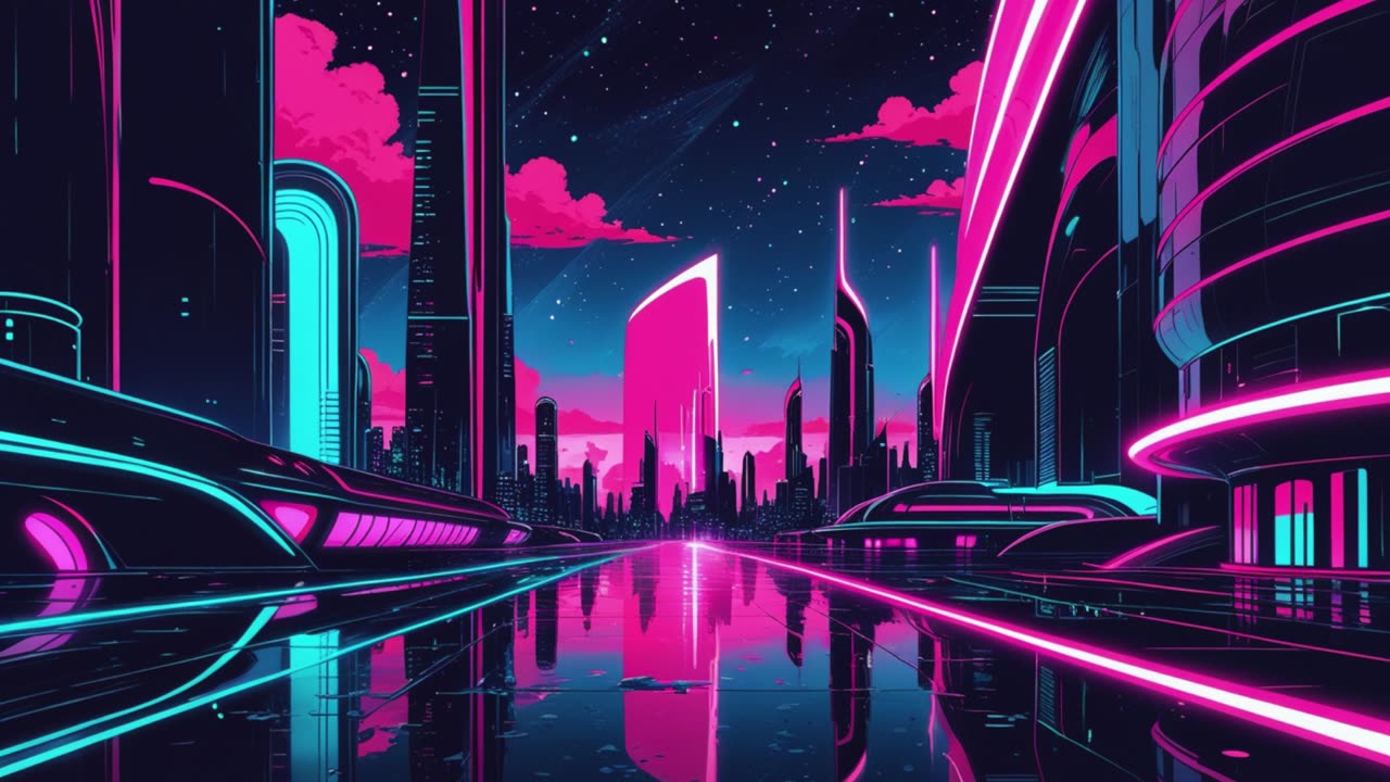 Cosmic Relaxed Rhythm | Retro Synthwave Music 🎶 (No Copyright)