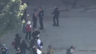 Anti-ICE students attack and injure federal agent in protest in downtown Los Angeles, California