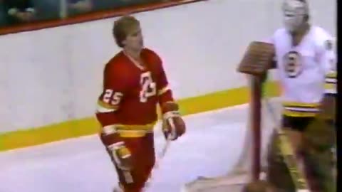 NHL 1980 ATLANTA FLAMES AT BOSTON BRUINS