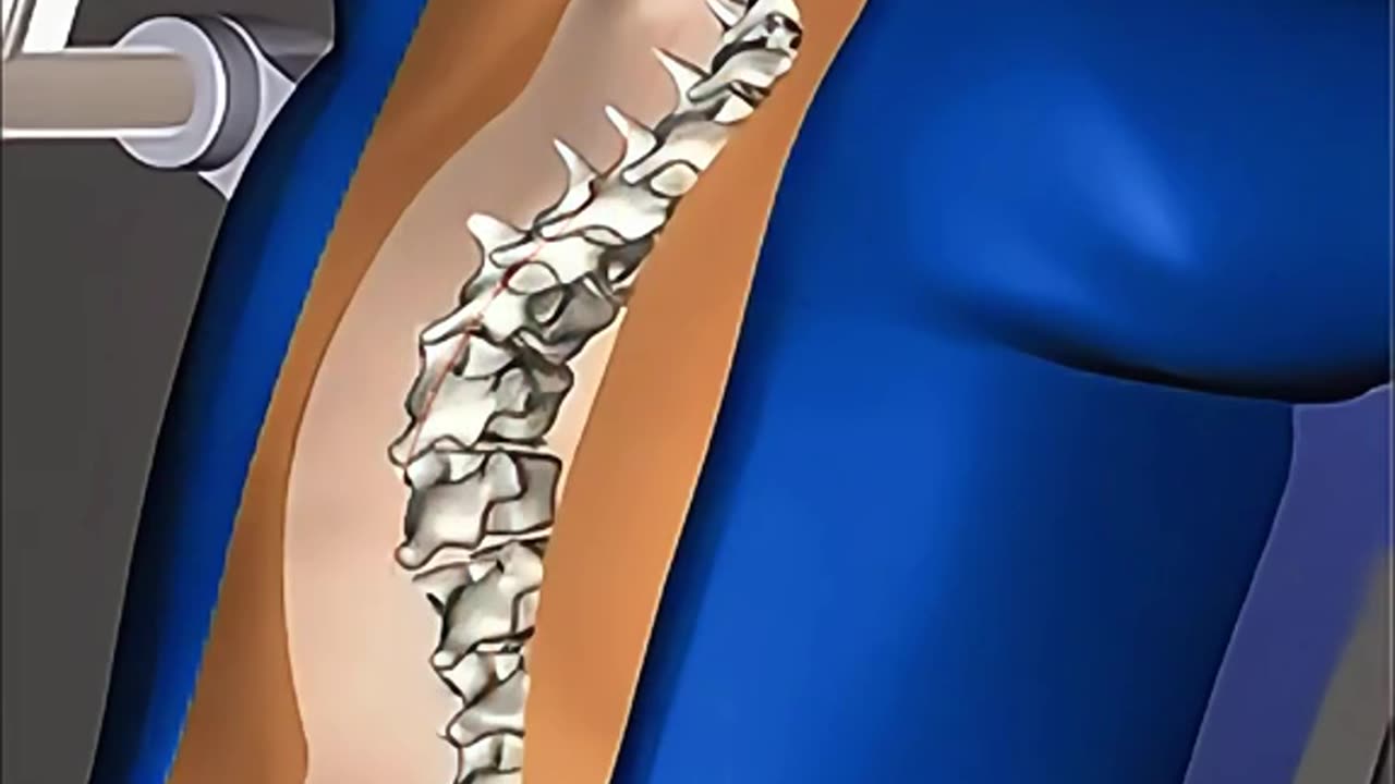 Scoliosis Correction Surgery (3D Animation)