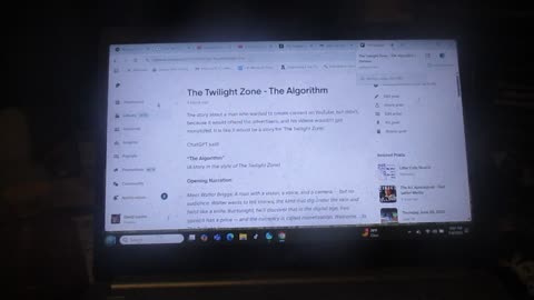 The Algorithm - A ChatGPT Twilight Zone Story read by me. 7/7/2025.