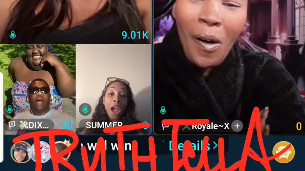 QUEEN TOMIKAY TEAM PK WITH DIXON, ROYALE & SUMMERRAINE