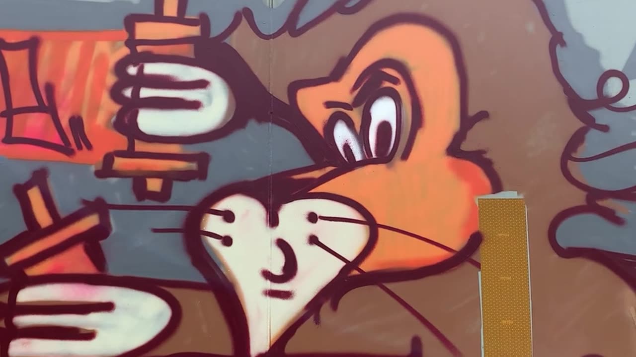 Cool stuff I saw "MERCY". Artist unknown. THR crew apparently.