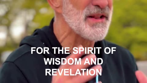 Thank you for the spirit of wisdom and revelation that is coming upon the church!