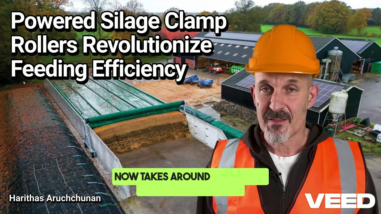 Dutch Dairy Farm Embraces Innovation: Powered Silage Clamp Rollers Revolutionize Feeding Efficiency