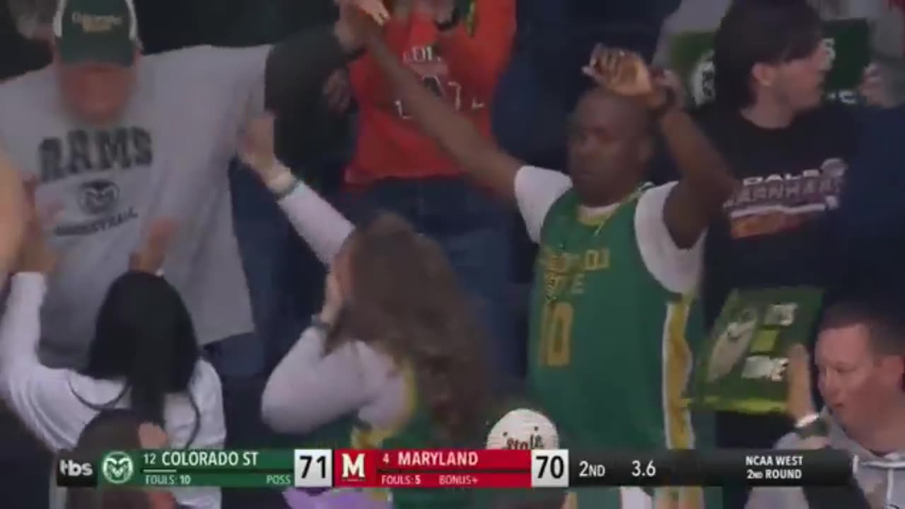 US Sports Basketball Feat. Colorado State vs Maryland 😱 INSANE ENDING 🔥 2025 NCAA March Madness
