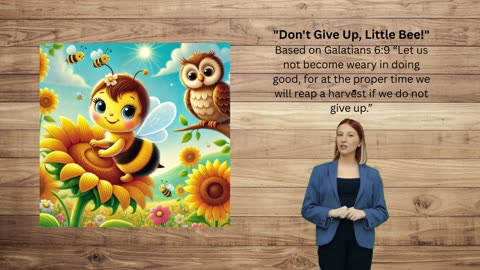 "Don't Give Up, Little Bee!"