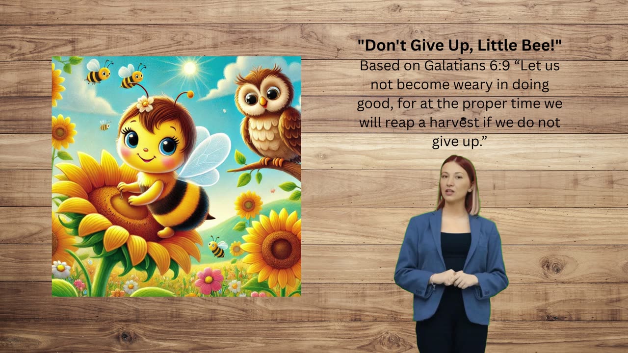 "Don't Give Up, Little Bee!"