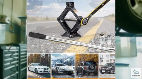 JSVSLTD Car Jack Kit 2 Ton (4,409 lbs) Portable Scissor Jack for Car, Tire Jack