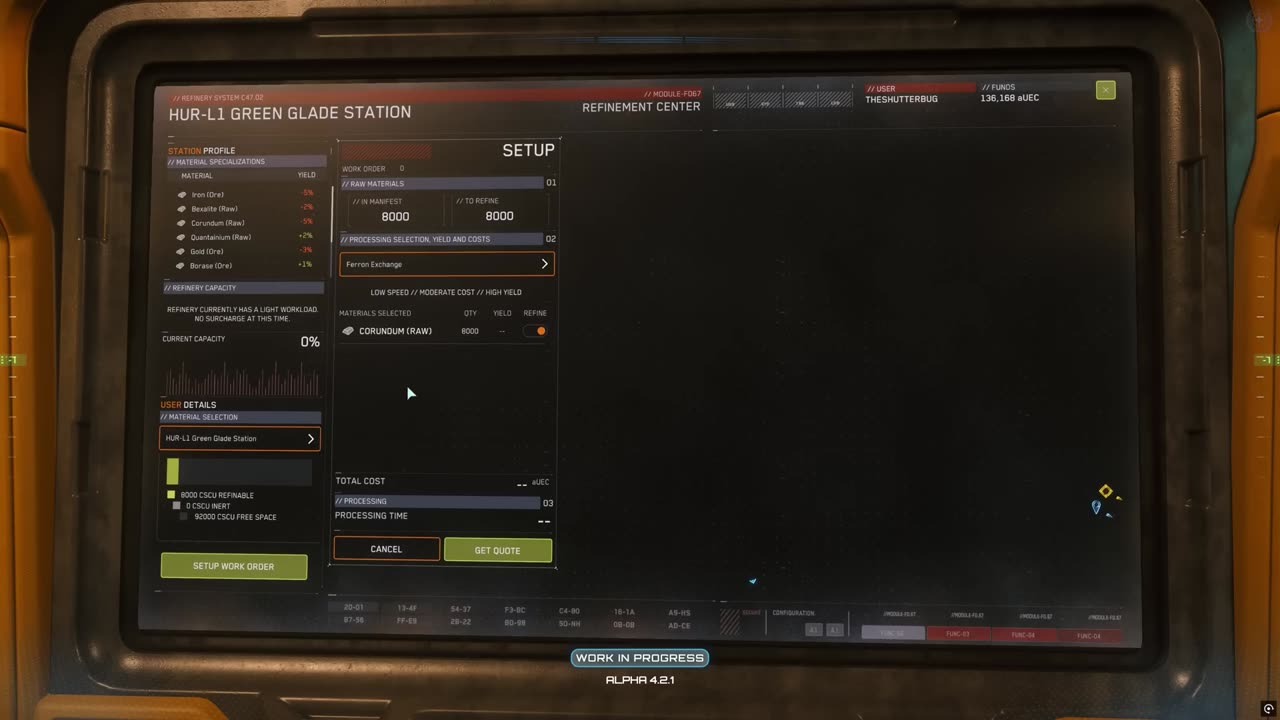 Inside Star Citizen Alpha 4.2.1 Resource Drive