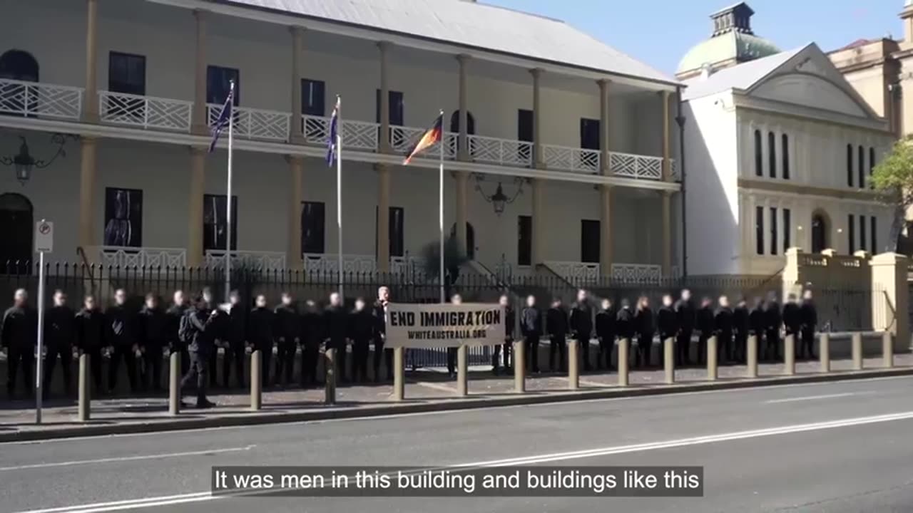 European Aussie natives protest mass immigration in Sydney