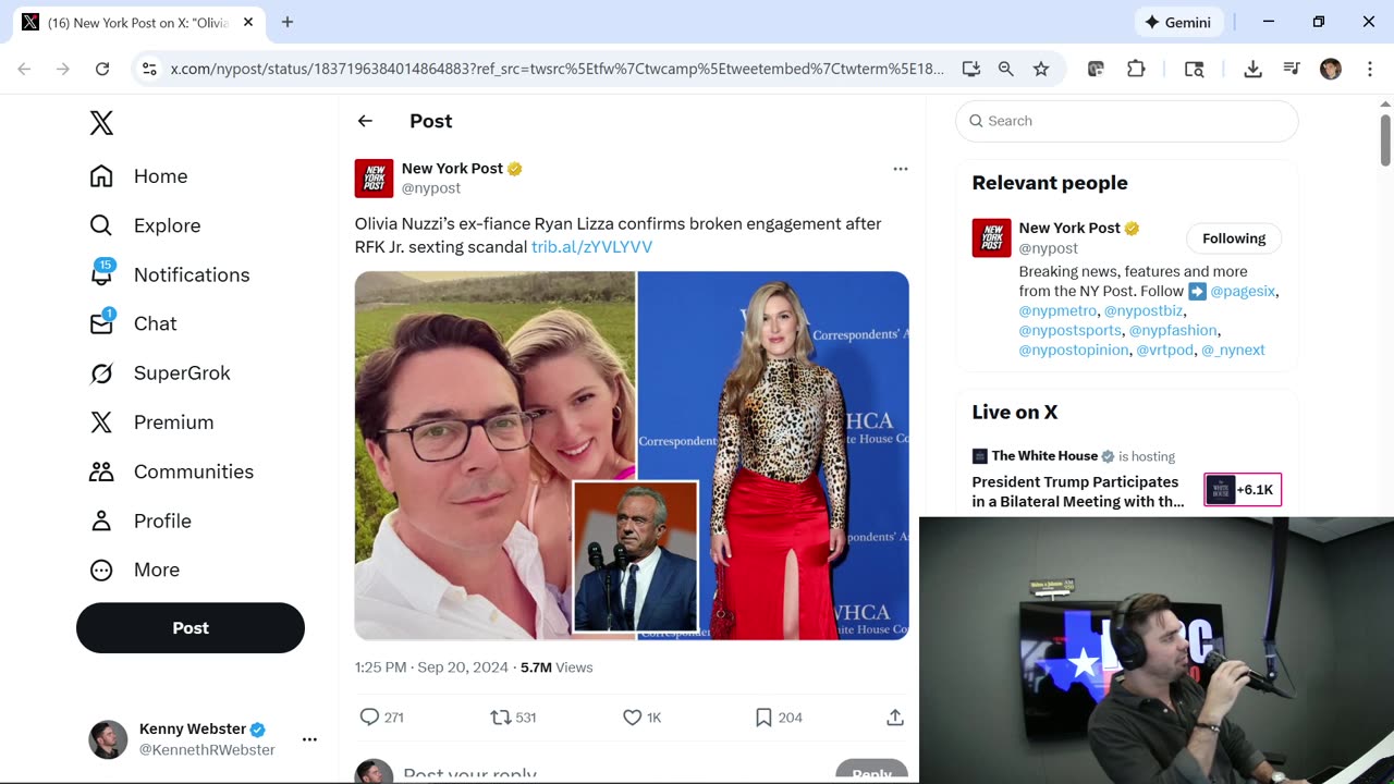 Live from the 10%ers Studio - comedian Jesse Peyton