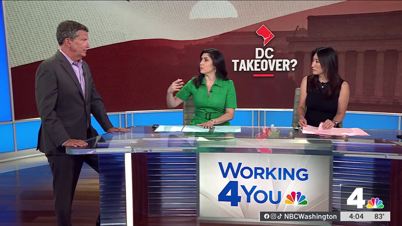 Federal officers boost DC patrols on Trump's order