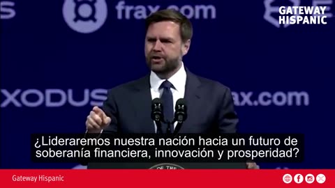 JD Vance promete apoyo total al sector cripto y la libertad financiera.