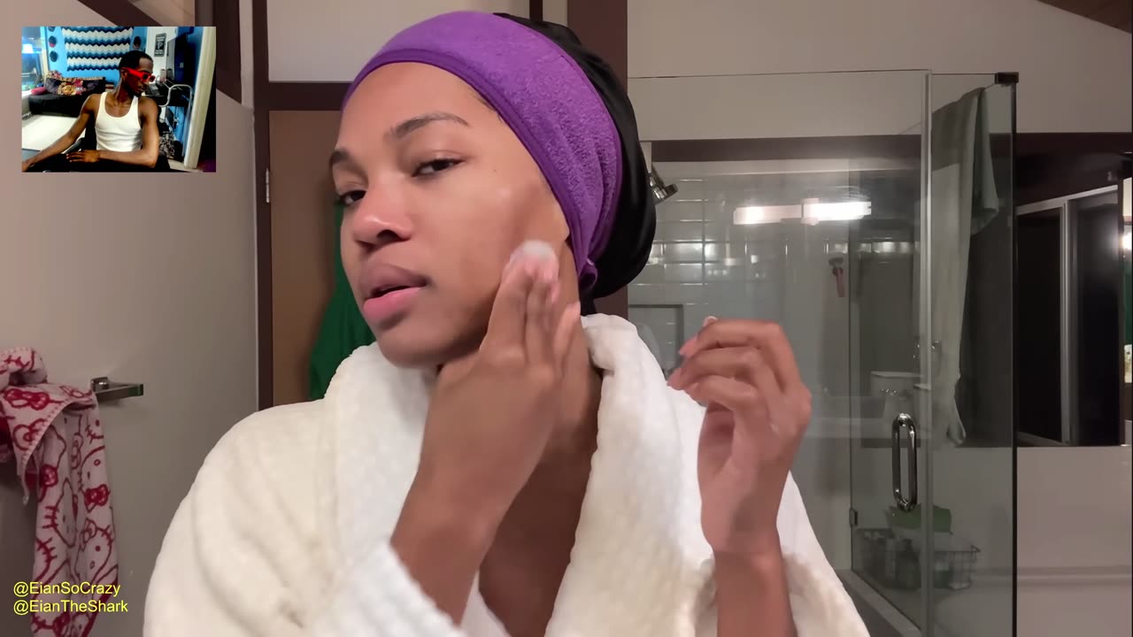 Reacting to Quenlin Blackwell THIS NIGHTTIME ROUTINE RUINED ME (but I look amazing)