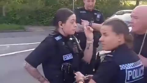 A protester accused of shouting racial abuse to members of the public near a