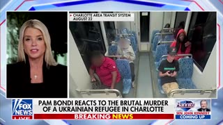 . @AGPamBondi says the animal who murdered Iryna Zarutska will be federally prosecuted