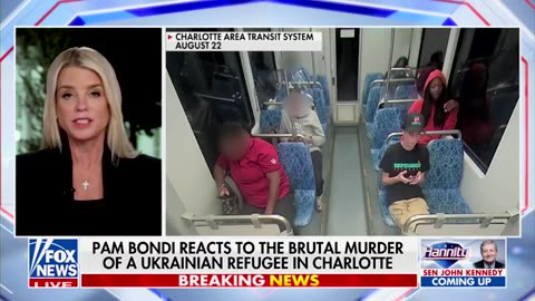 . @AGPamBondi says the animal who murdered Iryna Zarutska will be federally prosecuted