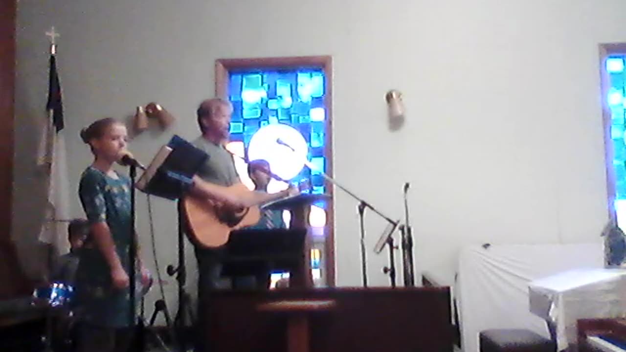 Sunday morning worship.