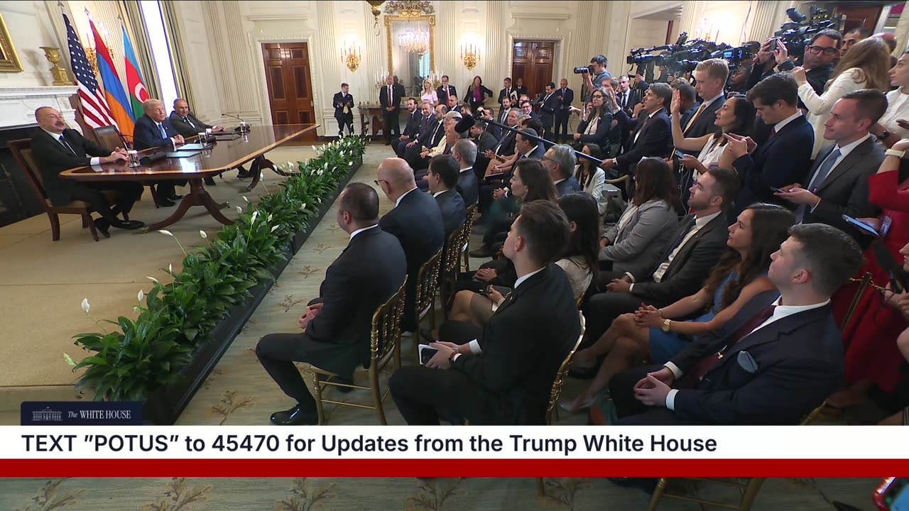 President Trump Participates in a Trilateral Signing with Armenia and Azerbaijan