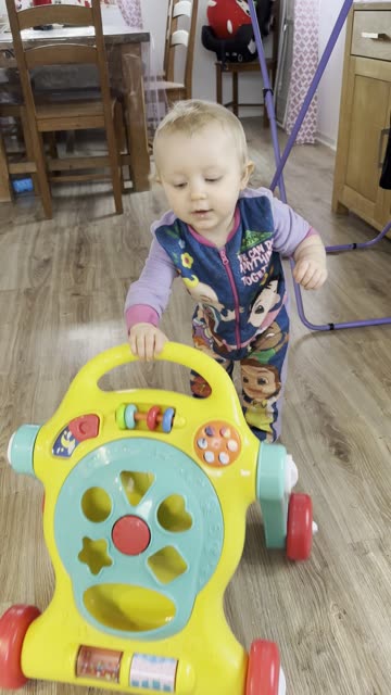 Baby Kayla Playing With a Toy… Then Disappears 😂🧸