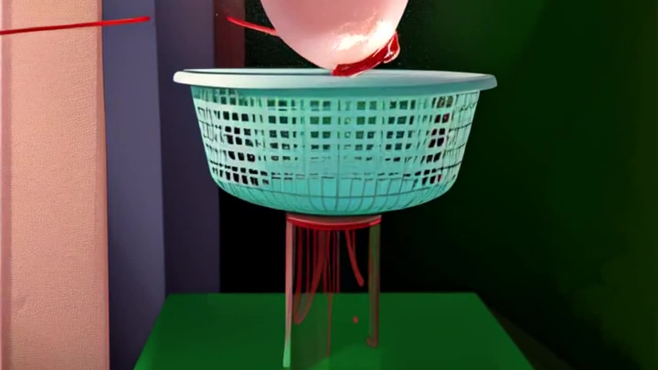 Ballon pop in super slowmotion!