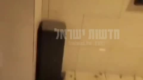 Huge destruction in a building hit by an Iranian missile in the center.