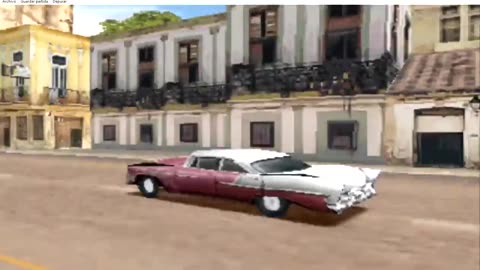 High speed chase of a 1958 Dodge Coronet car in Havana Cuba in the game Driver 2 - Part 5