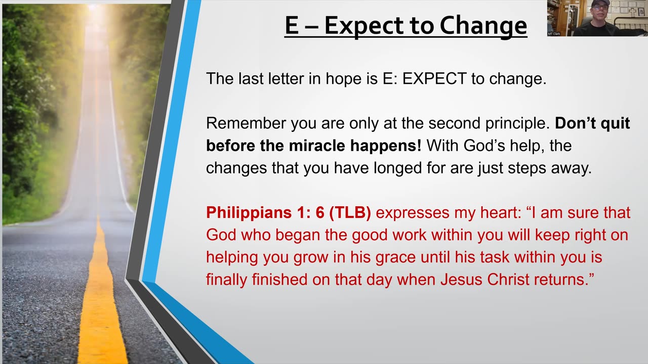 Christian Recovery - Celebrate Freedom - 4 - Hope - with M.T. Clark