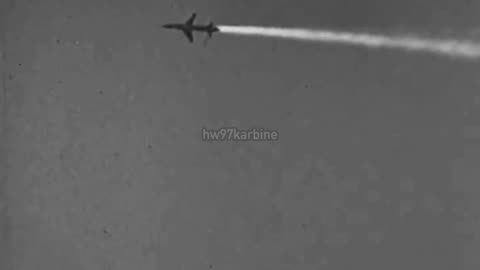 PTV-N-2 Gorgon IV ramjet-powered missile dropped from a Northrop P-61C Black Widow during trials