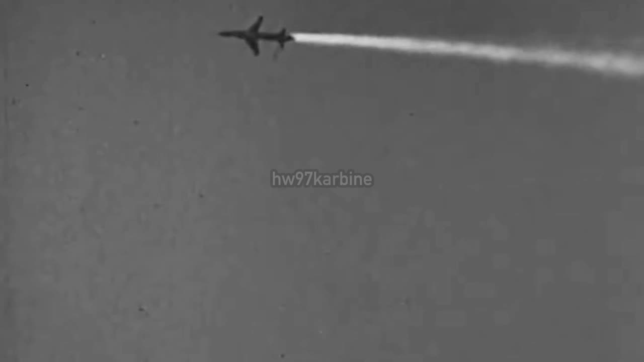 PTV-N-2 Gorgon IV ramjet-powered missile dropped from a Northrop P-61C Black Widow during trials