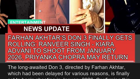 Farhan Akhtars Don Finally Gets Rolling Ranvee