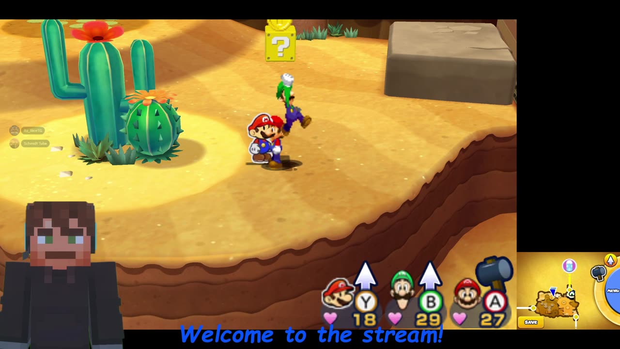 Mario & Luigi: Paper Jam – Part 3 | Exploring the Desert with the Bros! (W/ @ricetubegaming )