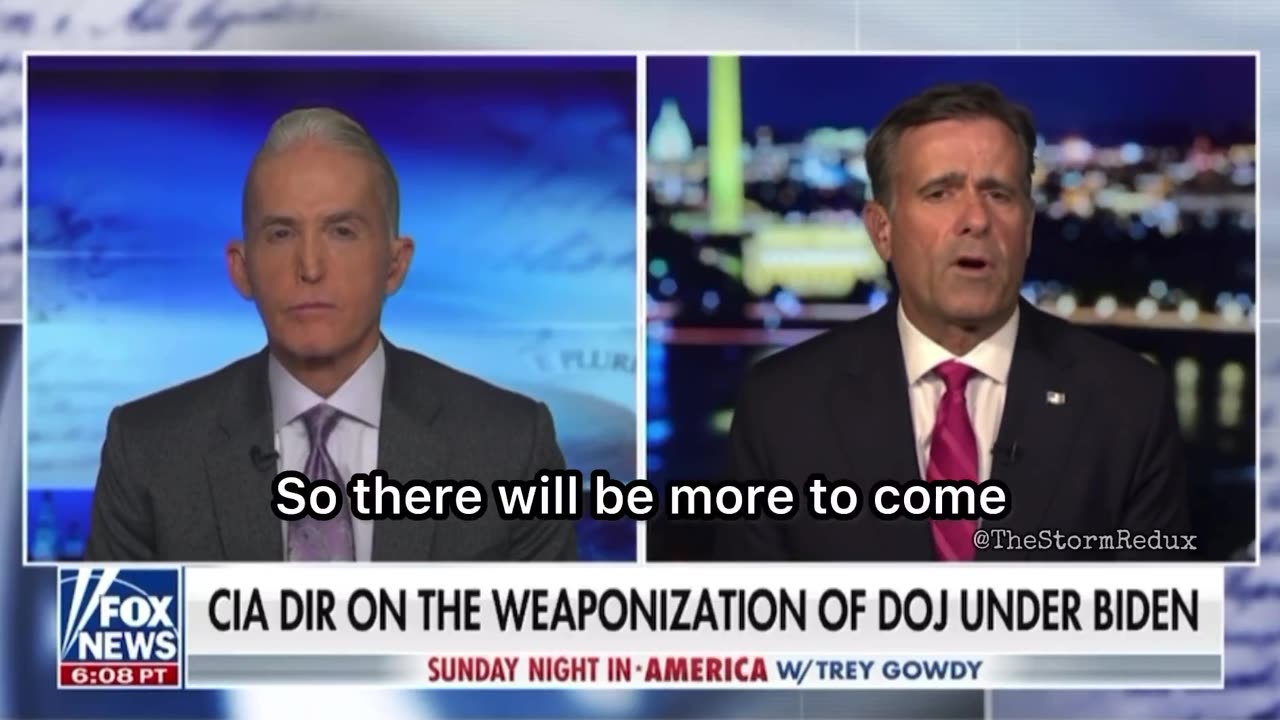 CIA Director John Ratcliffe says that he and Kash Patel will be declassifying more documents