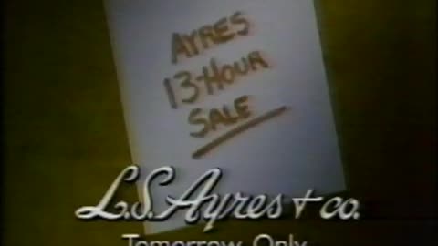 April 1987 - LS Ayres 13-Hour Sale