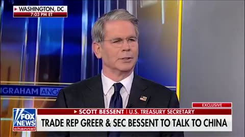 Scott Bessent will be meeting with Chinese officials in Switzerland to begin trade talks with China.