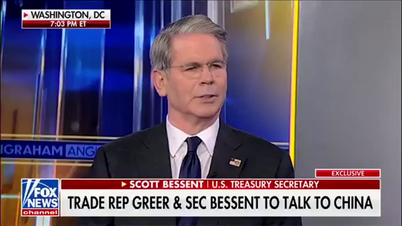 Scott Bessent will be meeting with Chinese officials in Switzerland to begin trade talks with China.