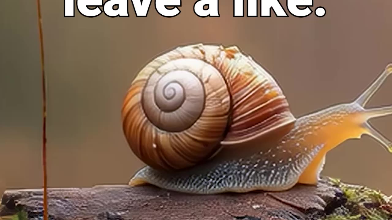 If this little snail made you smile, leave a like #naturesounds #healingmusic #meditation #anxiety