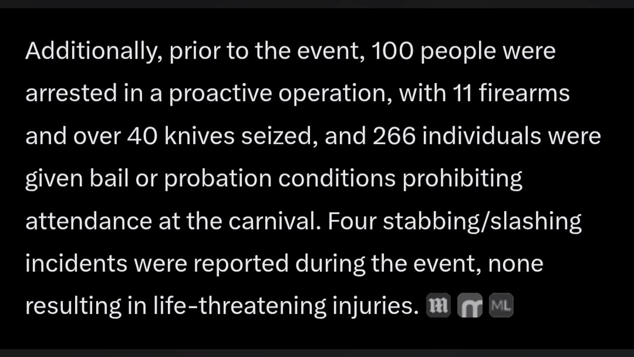 Leftards think Notting Hill Carnival was a "success"