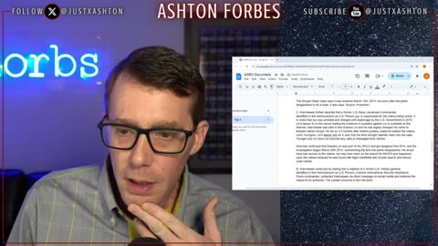 MH370 Evidence Review - Gorgon Stare/AARO Edition