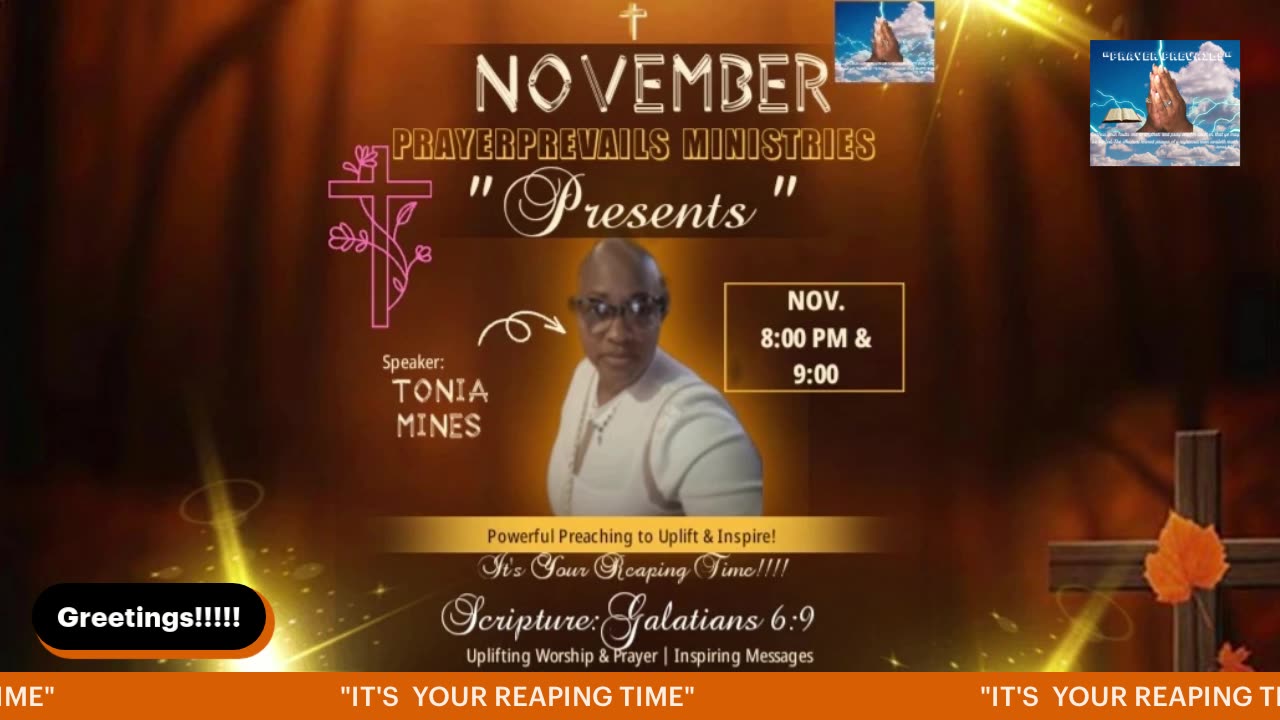 IT'S YOUR REAPING TIME (GALATIONS 6:9)