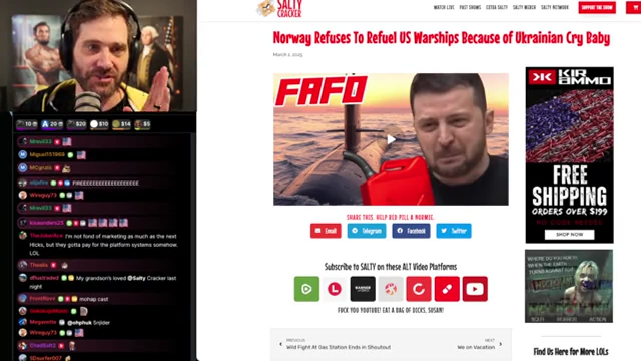 TheSaltyCracker Update 3/31/25: Epstein Accuser Hit By Bus SaltCast.......