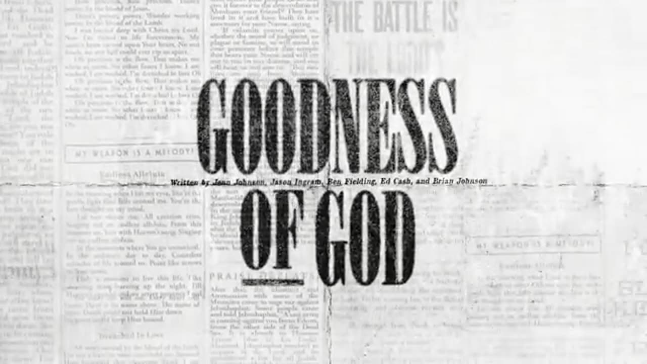Goodness of God (Lyric Video)