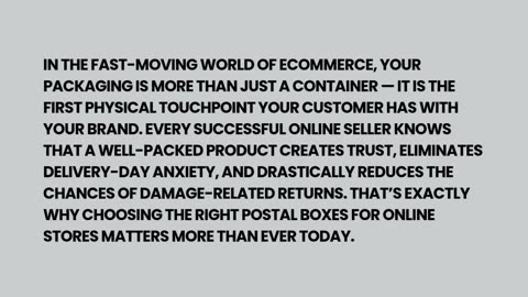 How Postal Boxes Improve Customer Satisfaction and Reduce Returns