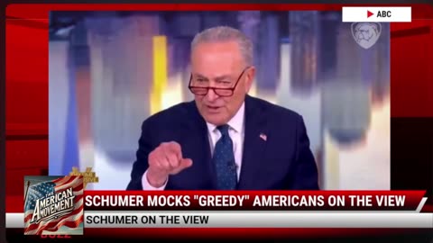 Chuck Schumer says the quiet part out loud they want your money